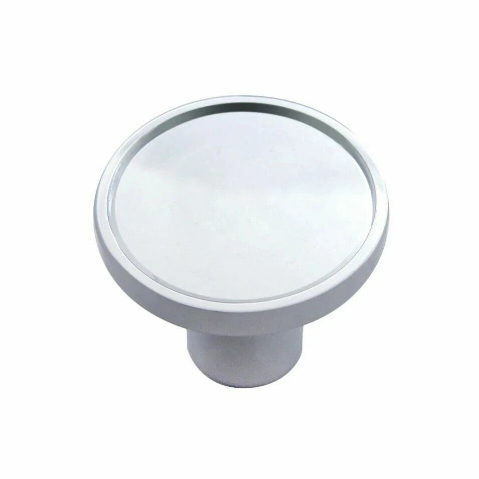 Chrome Air Brake Knob for Trailer with Red Maltese Cross Sticker (23664)