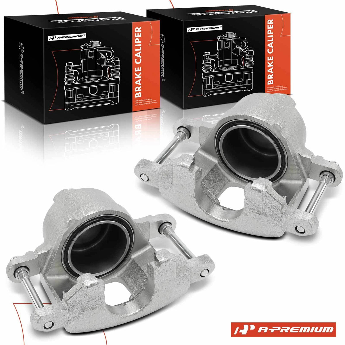 A-Premium Pair Front Brake Calipers for Chevy GMC C10 K20 (1973–1991) 18021435, 18015386, 1154457