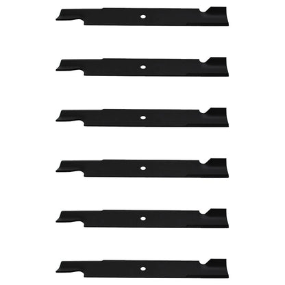 6X Notched High-Lift Mower Blade for Bad Boy