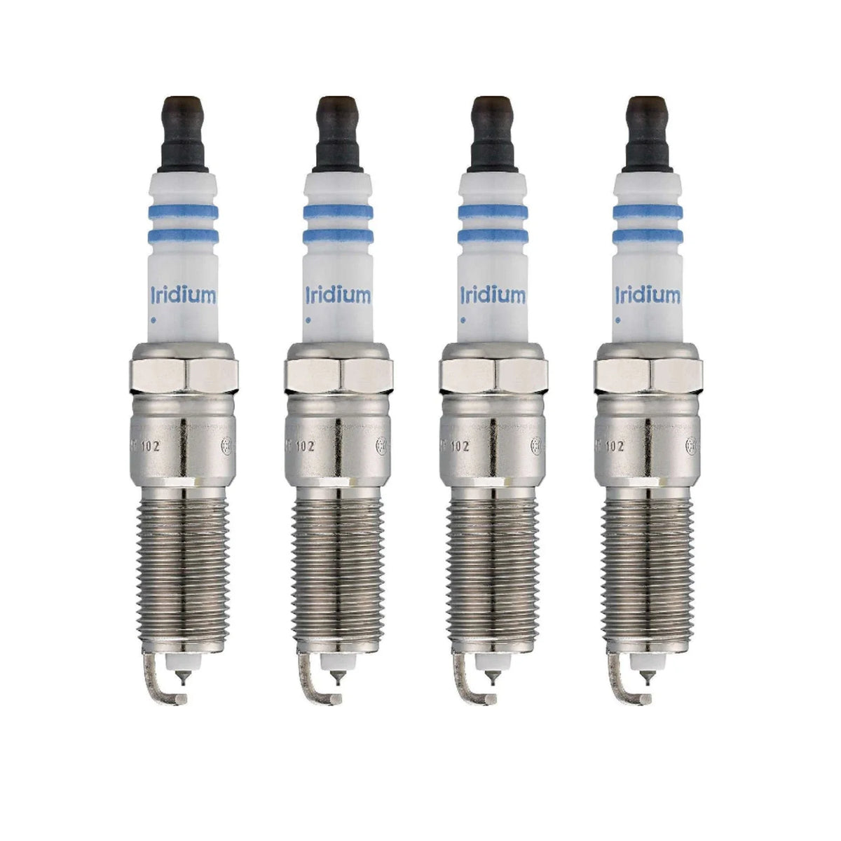 Set of 4 Bosch Double Iridium Spark Plugs for Ford Mercury Mazda L4