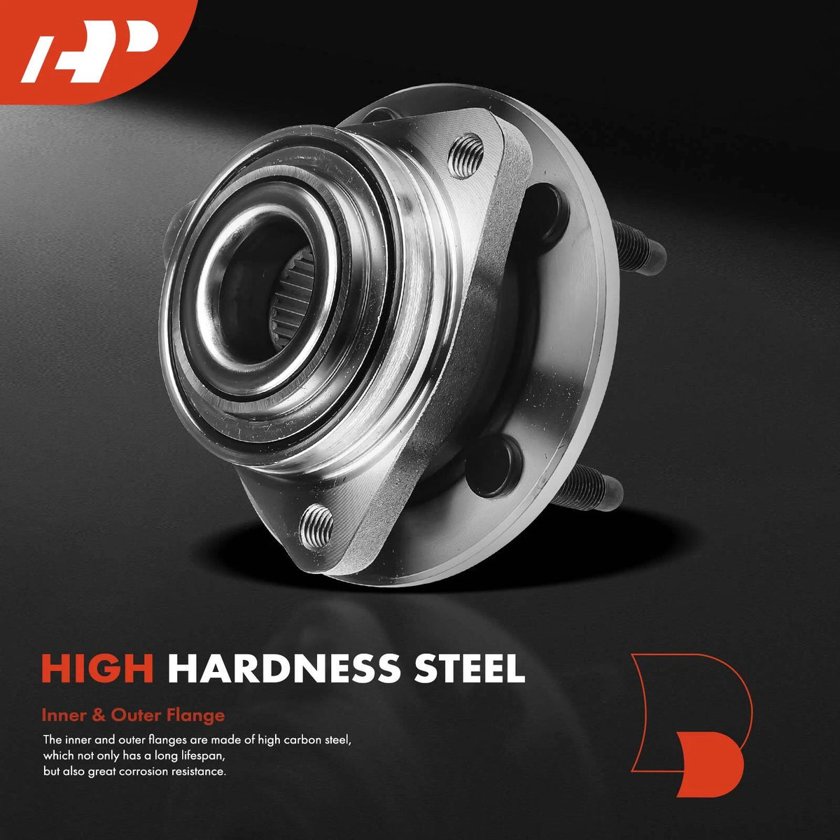 Front Wheel Hub & Bearing Assembly for Chevrolet Malibu (2004–2007) BR930314, 22706425, 513215