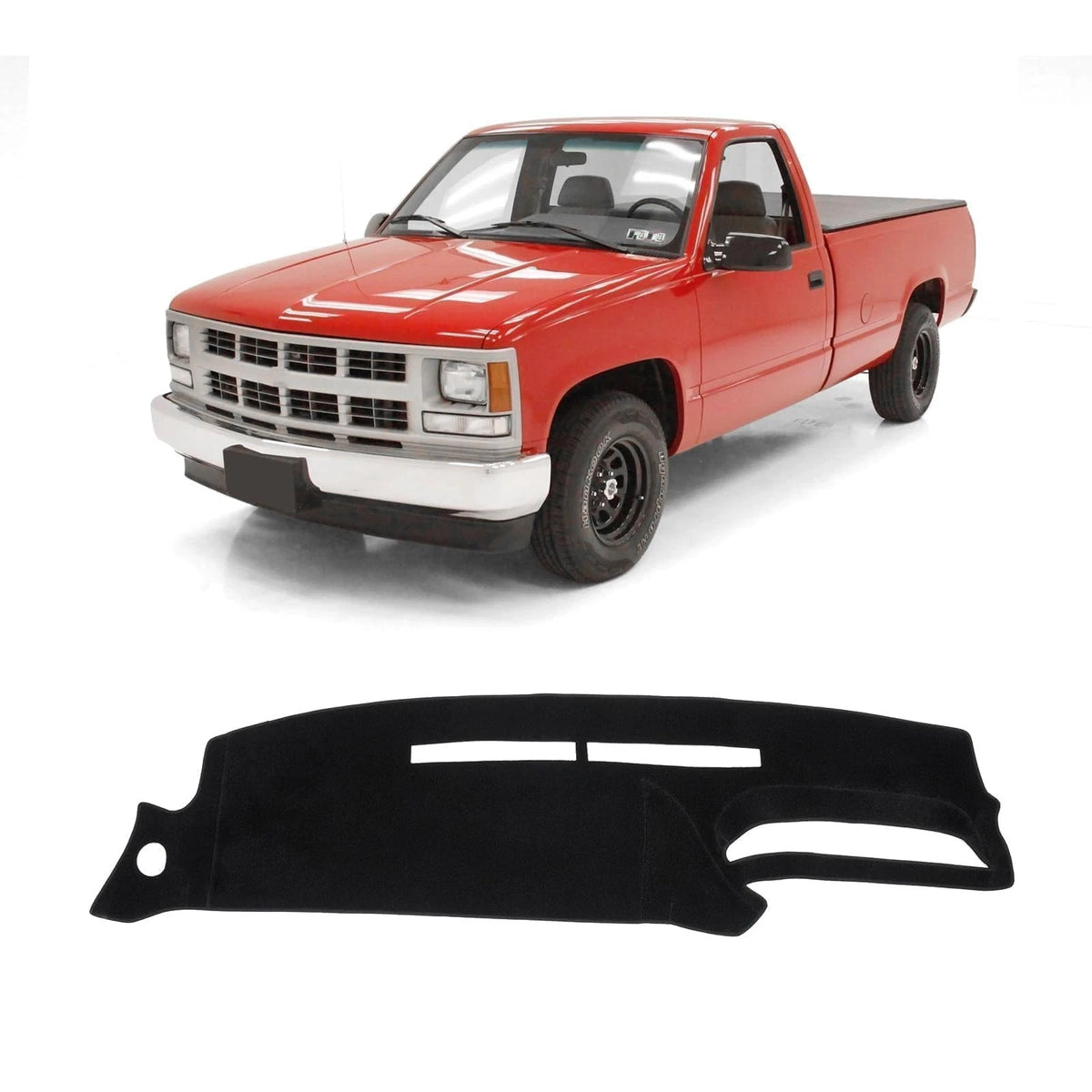 Dash Cover for Chevy Silverado C/K (1995–1996) Black