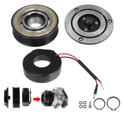 AC Compressor Clutch Kit Pulley Coil for Toyota Tacoma (2005–2015)