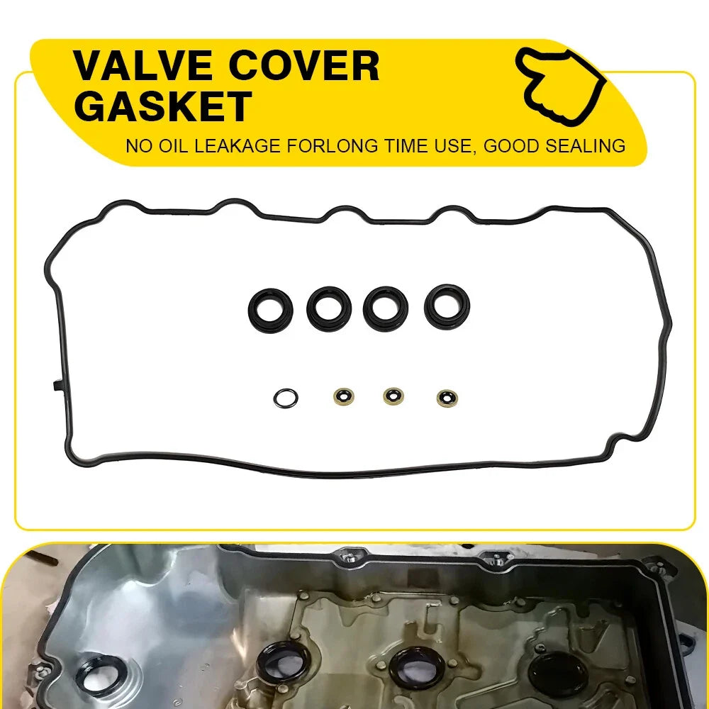 Set of 4 Valve Cover Gasket Seals Grommets for Toyota RAV4 Venza (2009–2016)