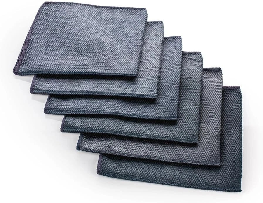 Diamond Weave Glass & Window Detailing Towels for Polishing Mirrors & Chrome