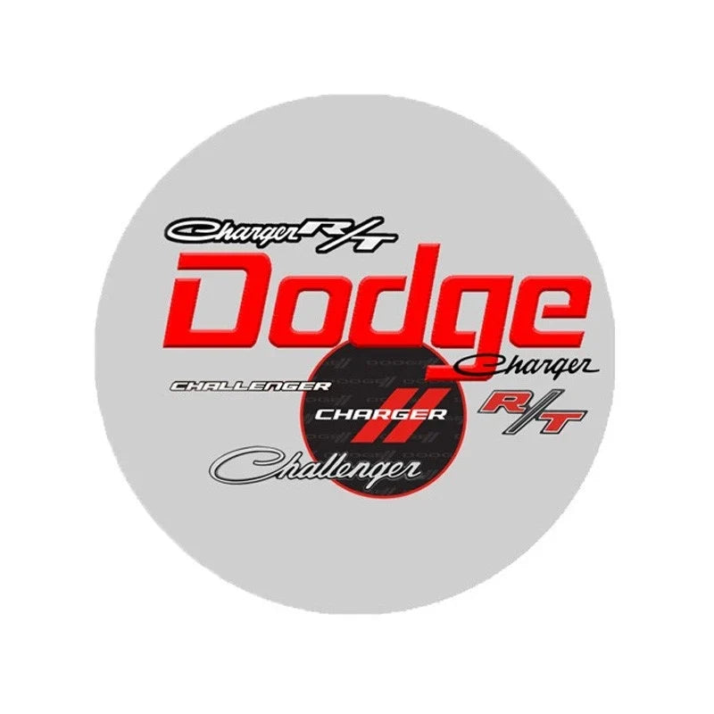 Dodge All Over Logo Gray T Shirt Licensed for Charger Challenger Super Bee