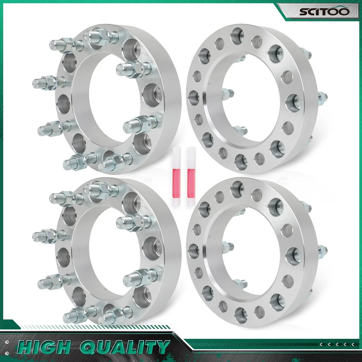 4X 1.5" Wheel Adapters 8x6.5/8x165.1 to 8x170 for Dodge Ram 2500 3500 (1994–2023)