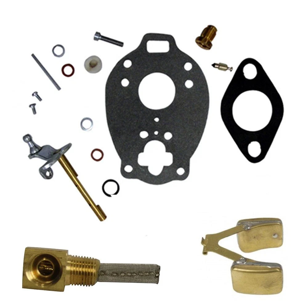 Carburetor Kit with Float, Elbow & Strainer for Ford/New Holland (Fits 236897)
