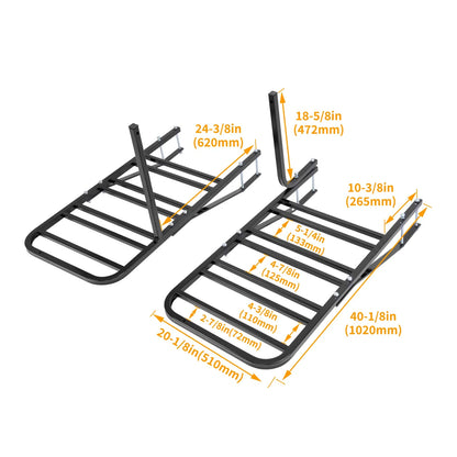 Bike Rack for RV 4 Bike Carrier (Black)