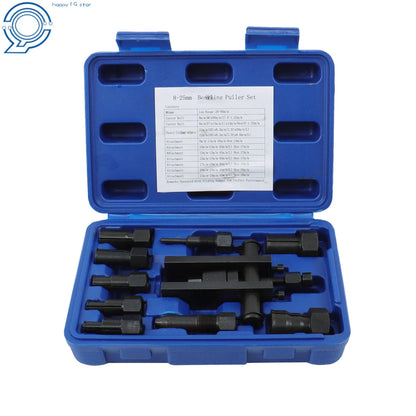 Set of 10 Motorbike Disassembly Tools Bearing Puller Double Jaw