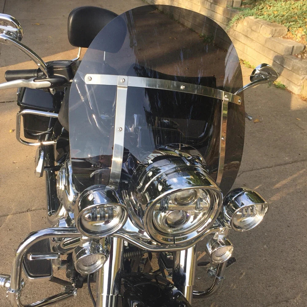 Large Windshield for Harley Road King FLHR (1994–Present) 28-3/4" X 22" Smoke