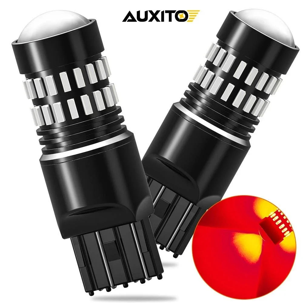Set of 2 3157 3057 4057R Red Tail LED Light Brake Bulbs for Ford F-150 (1996–2017)