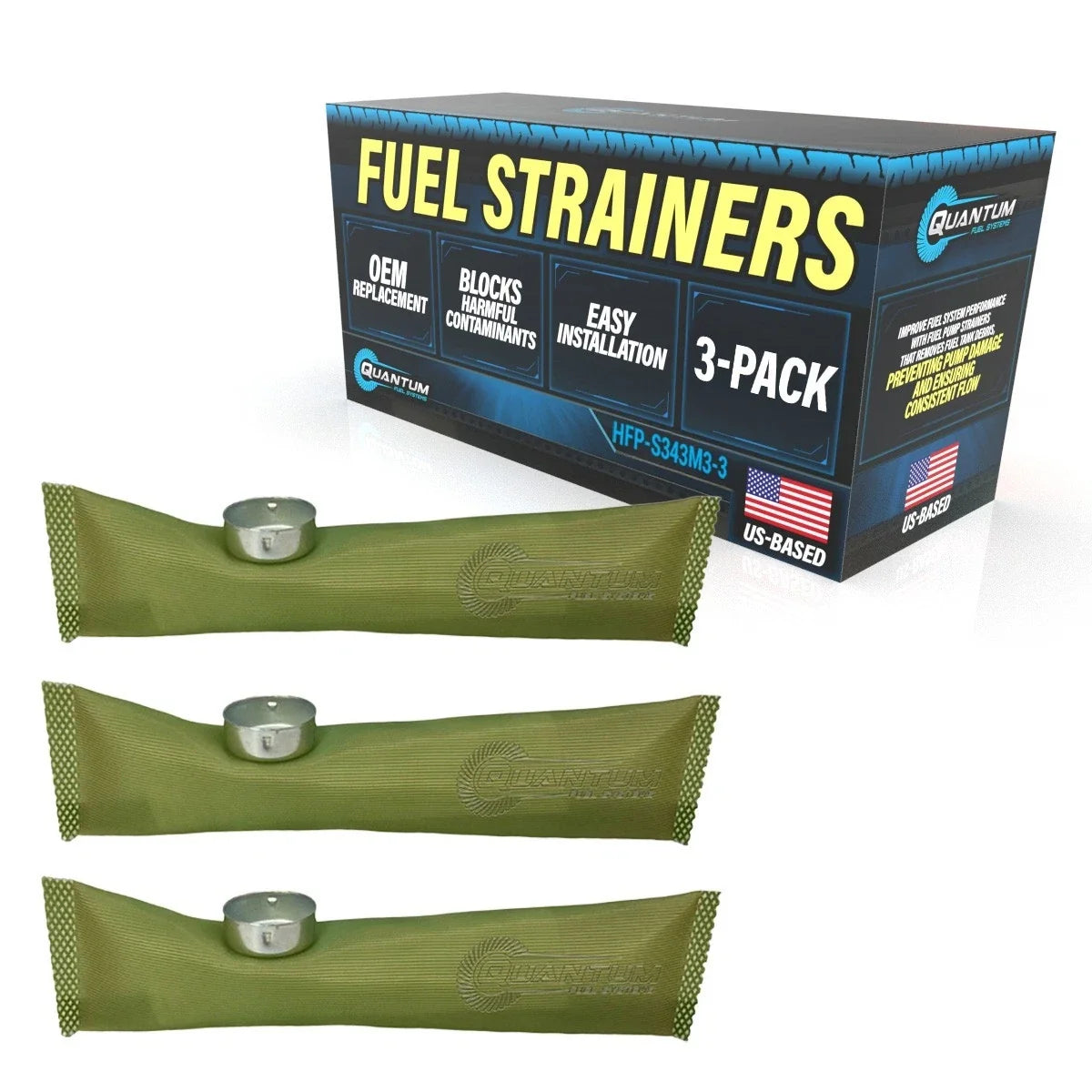 3X Fuel Pump Filter Strainers for BMW K1200GT (2002–2004) #16141341231