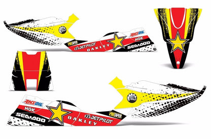 Graphics Kit Decal Sticker for Sea-Doo XP (1993–1996)
