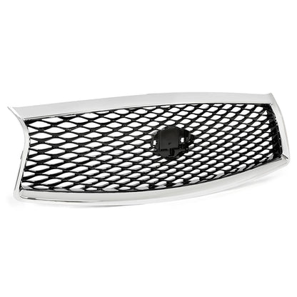 Chrome Front Bumper Grille for Infiniti Q50 (2014–2017) 62310-4HB1B, IN1200119, 62310-4HB1A