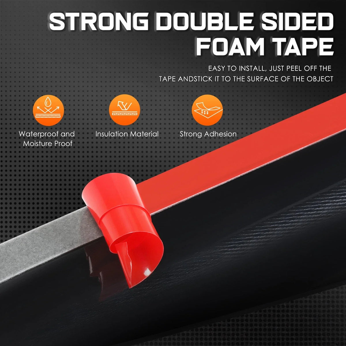 Set of 4 Carbon Fiber Tap-On Window Visors for Chevy Impala (2000–2005)