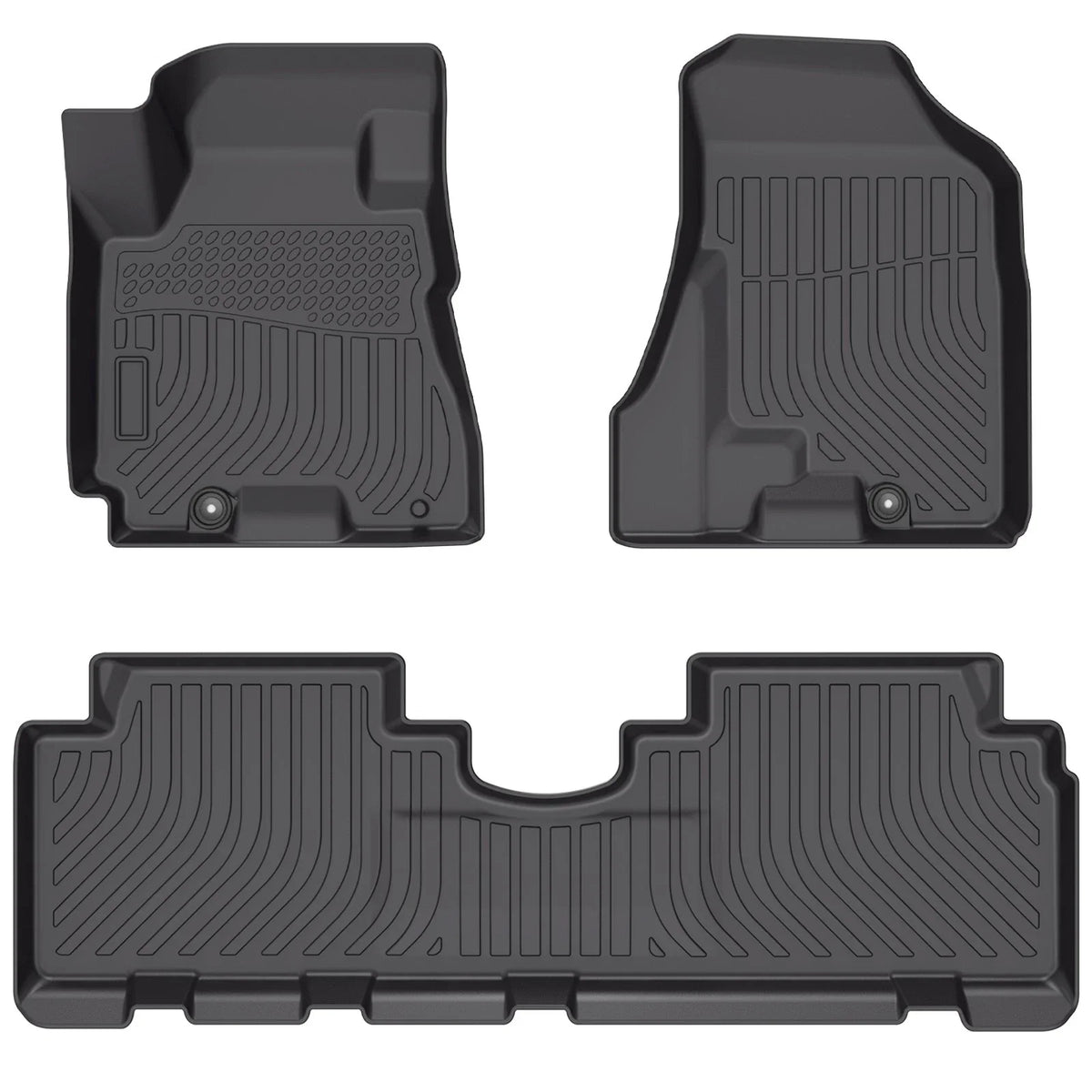 Set of 2 3D Floor Mats for Hyundai Tucson (2004–2009) TPE Rubber All Weather