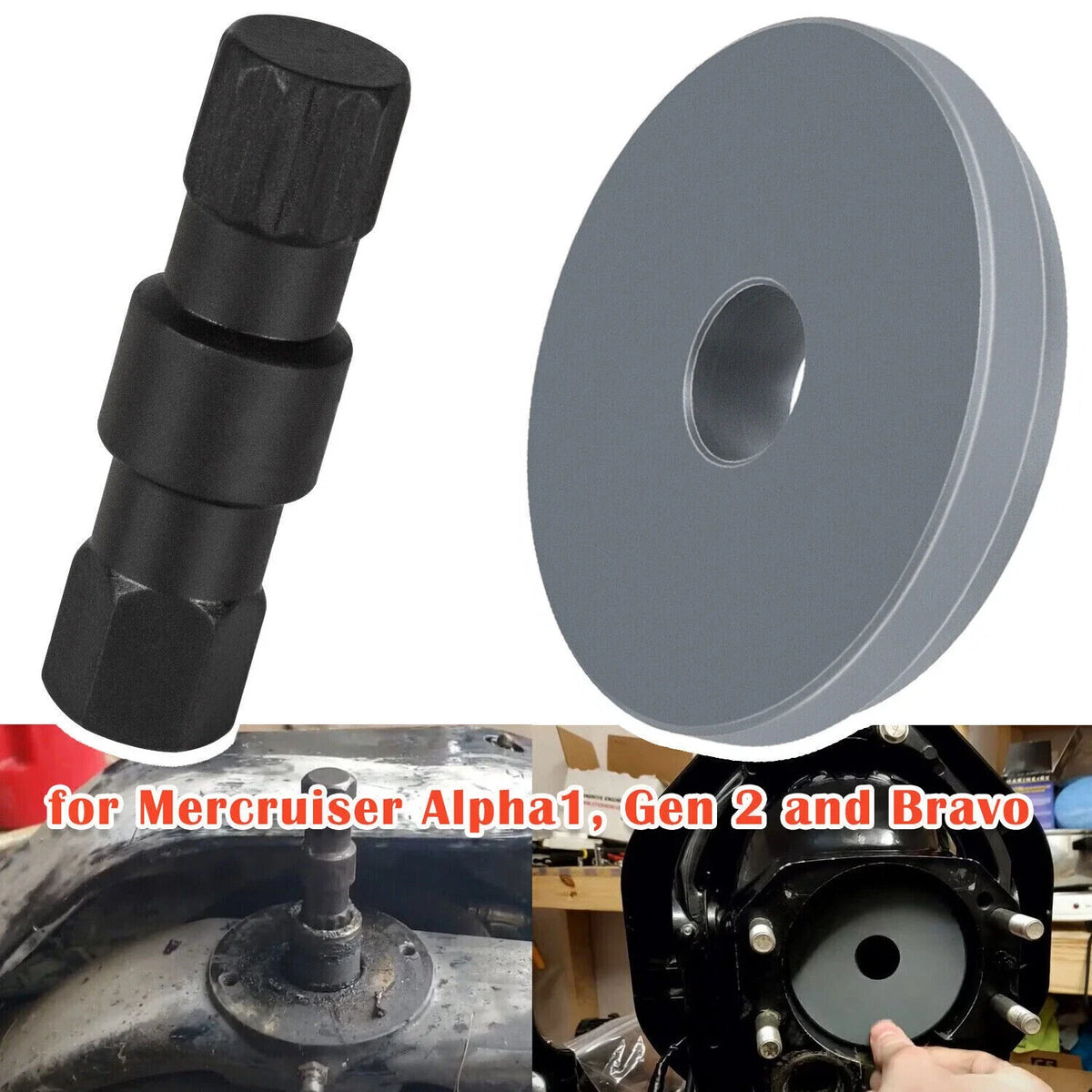 Bellow Retainer Ring Sleeve Tool & Hinge Pin Tool for Mercruiser