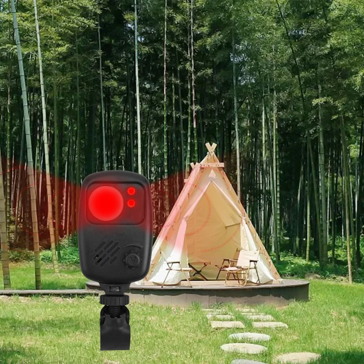Motion Detection Alarm with Infrared Sensor for Fishing and Camping