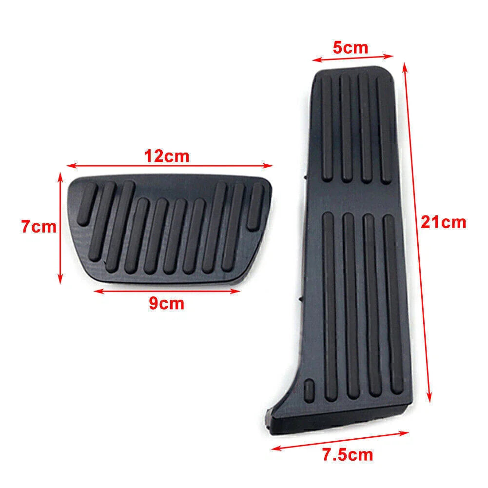 Gas Brake Foot Pedal Cover for Toyota Camry LHD Black (2018-2020)