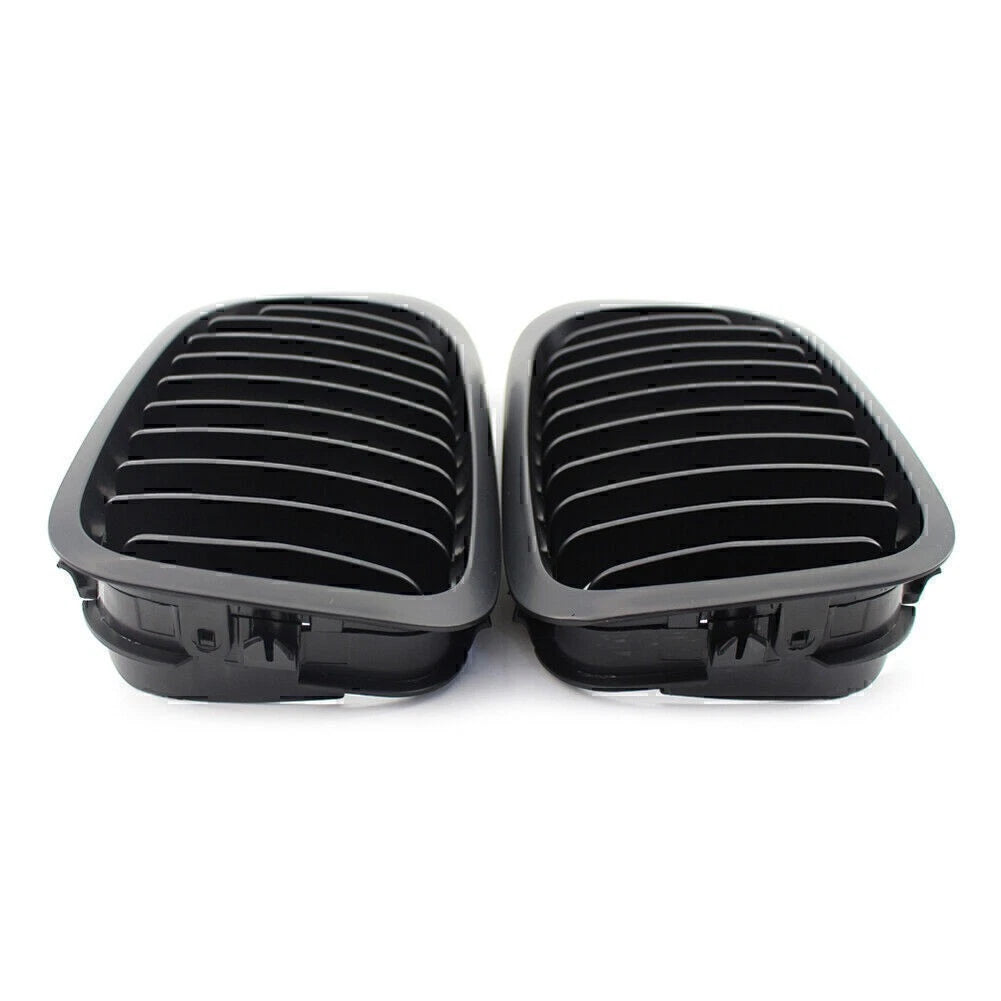 Matte Black Single Slat Front Kidney Bumper Grille for BMW 3 Series E46 M3