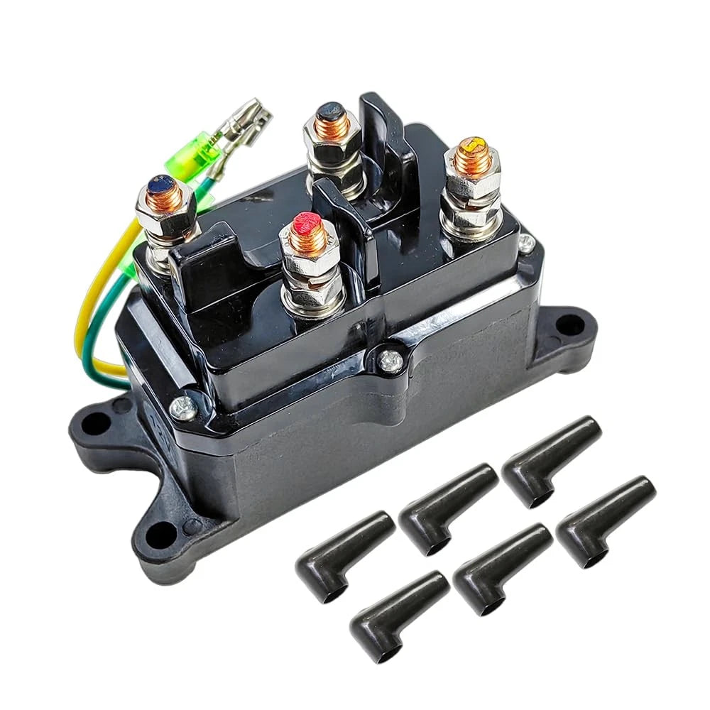 12V 250A Winch Solenoid Relay Contactor for Rocker Switch Thumb