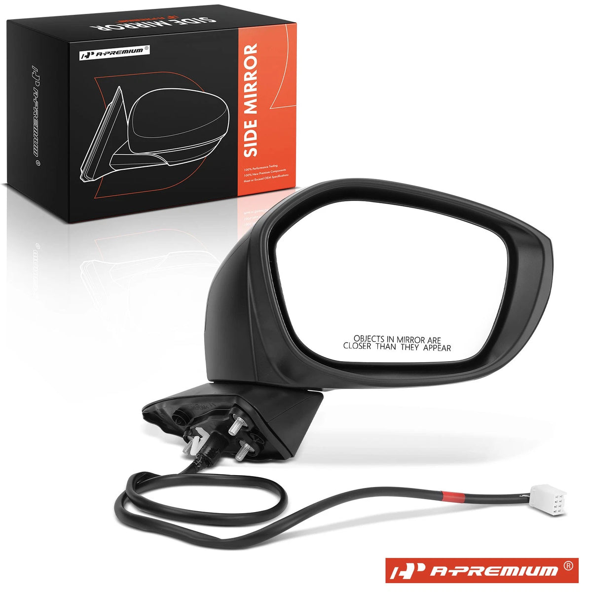 Power Adjust Mirror w/ Power Fold for Honda Civic (2022–2025) 76208-T20-A01, 76208T20A01, HO1321350