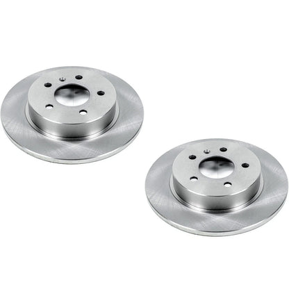 Set of 2 Powerstop Brake Discs Rear for Buick Lucerne DTS (2006–2011)
