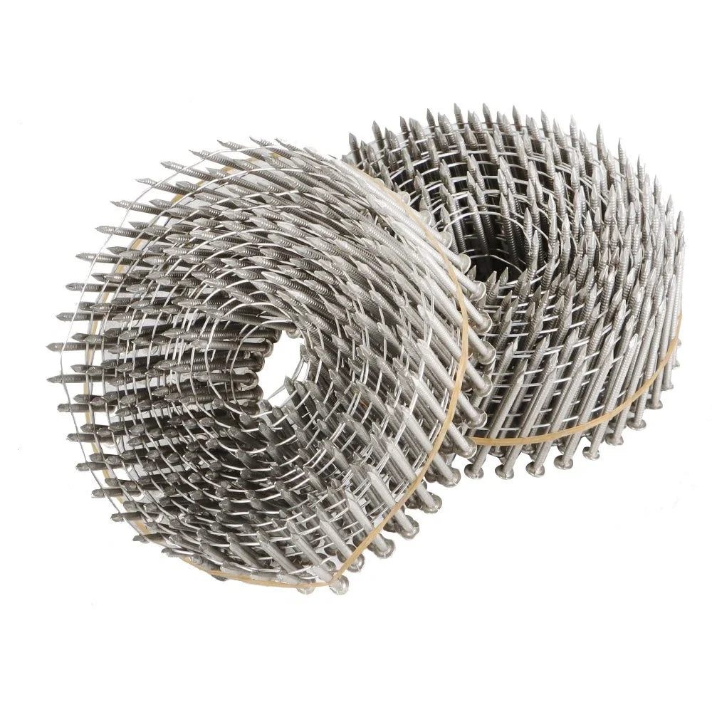 3600 Pcs 2" × .09" Ring Shank Stainless Steel Siding Nails for Siding (N/A)