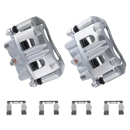 Front L & R Brake Caliper w/Bracket for Chevrolet Equinox Pontiac Torrent (2005–2009)