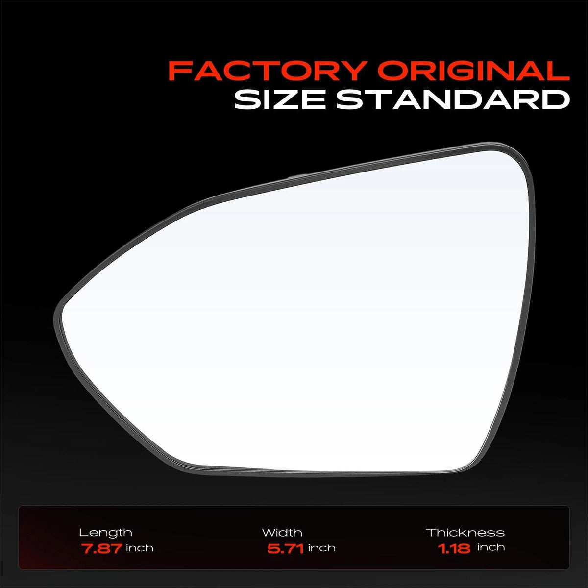 Driver Power Mirror Glass for Hyundai Tucson (2022–2024) 87611-N9000