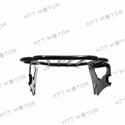 Gloss Black Detachable Luggage Rack for Harley Road King Street Glide (2009–2016)