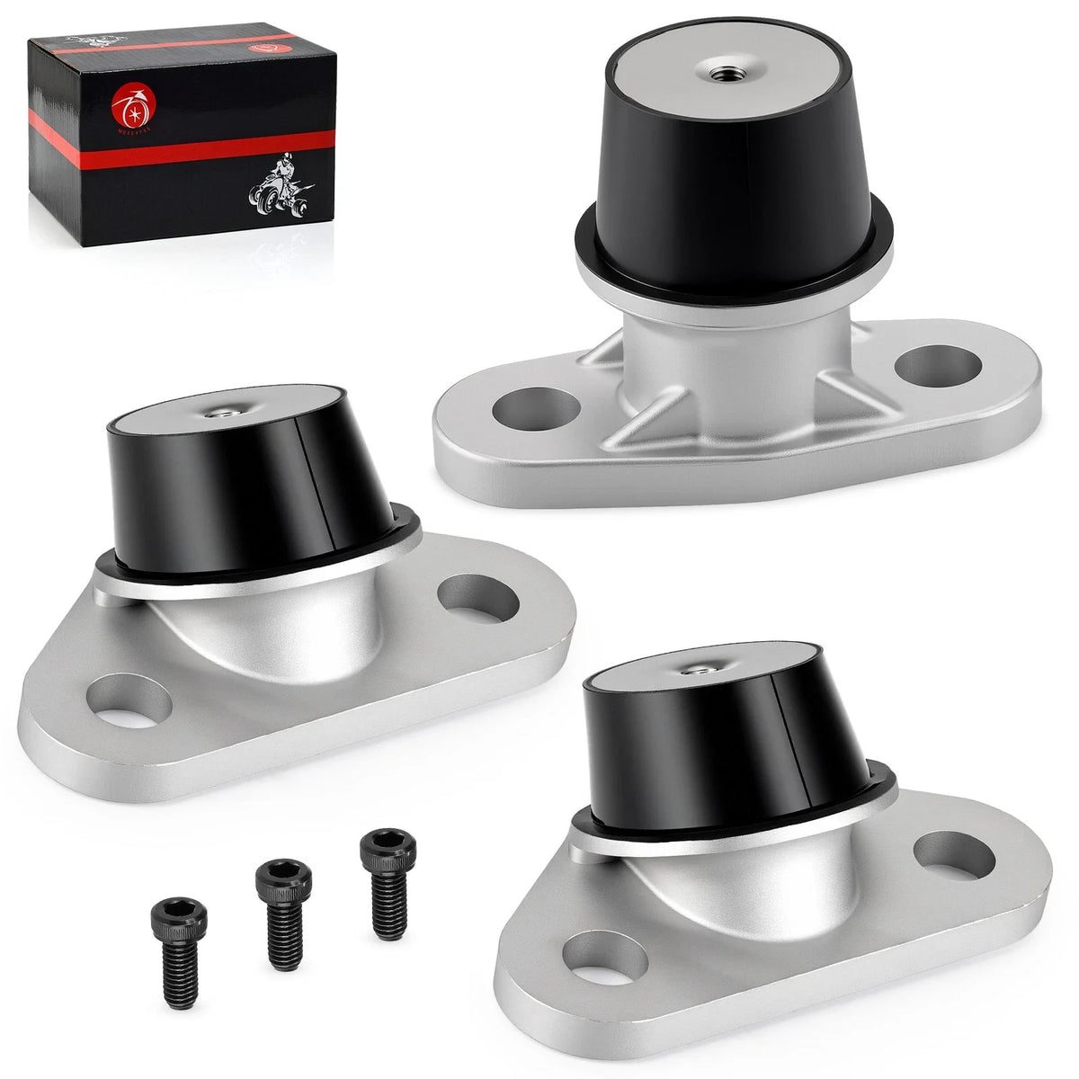 3 Pack Engine Motor Mounts for Sea Doo Wake GTX RXP GTI RXT GTS GTR-X (2000–2023)