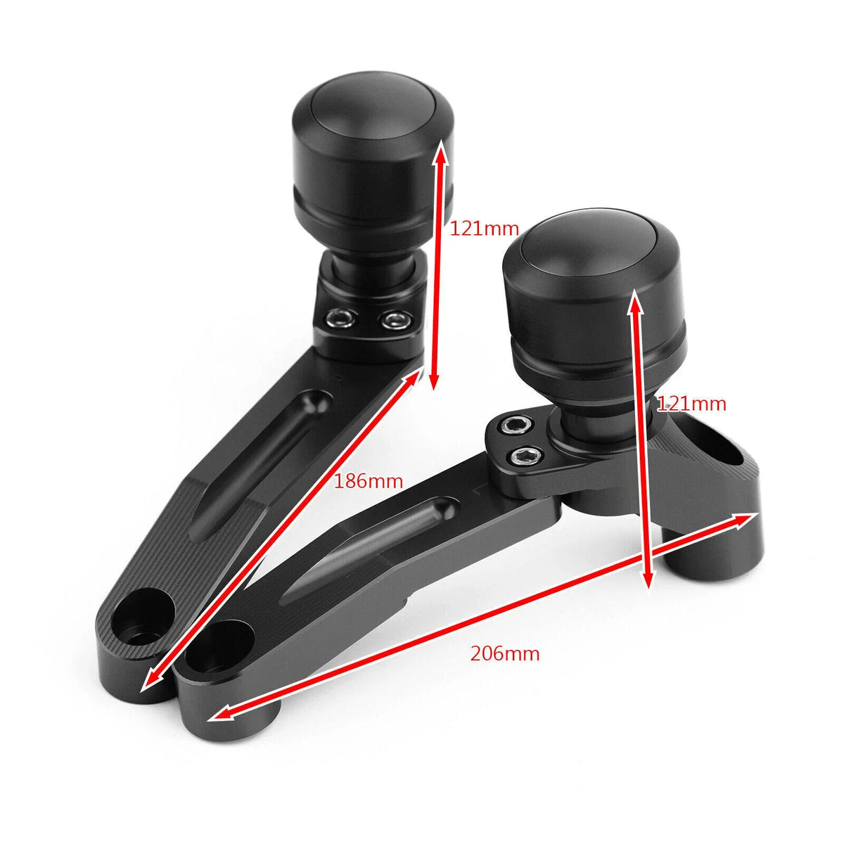 Black Crash Sliders for Honda CB650R (2019–2021) T9