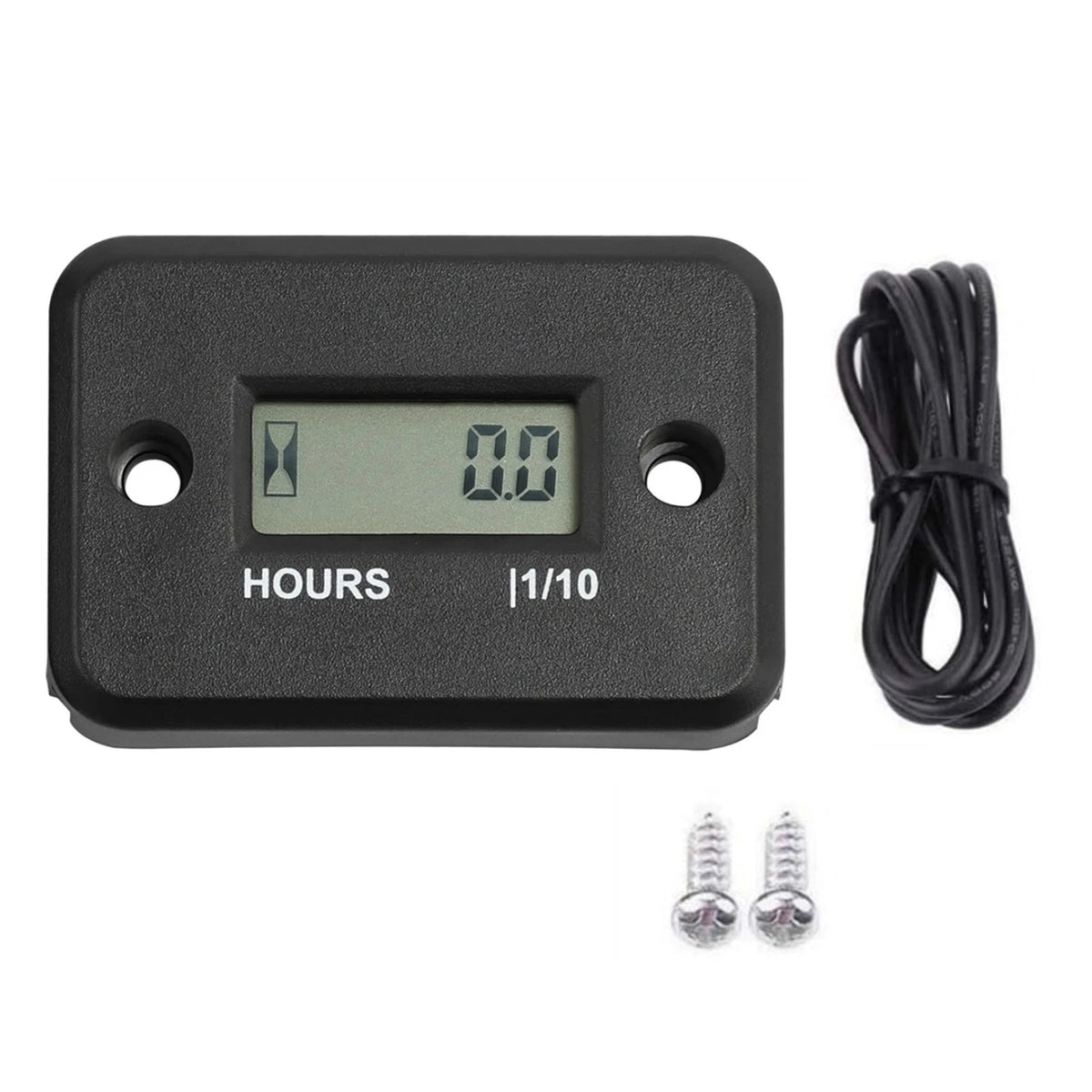 Digital Engine Hour Meter for Lawn Mower Generator Dirt Bike Boat ATV (Dose Not Apply)