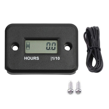 Digital Engine Hour Meter for Lawn Mower Generator Dirt Bike Boat ATV (Dose Not Apply)