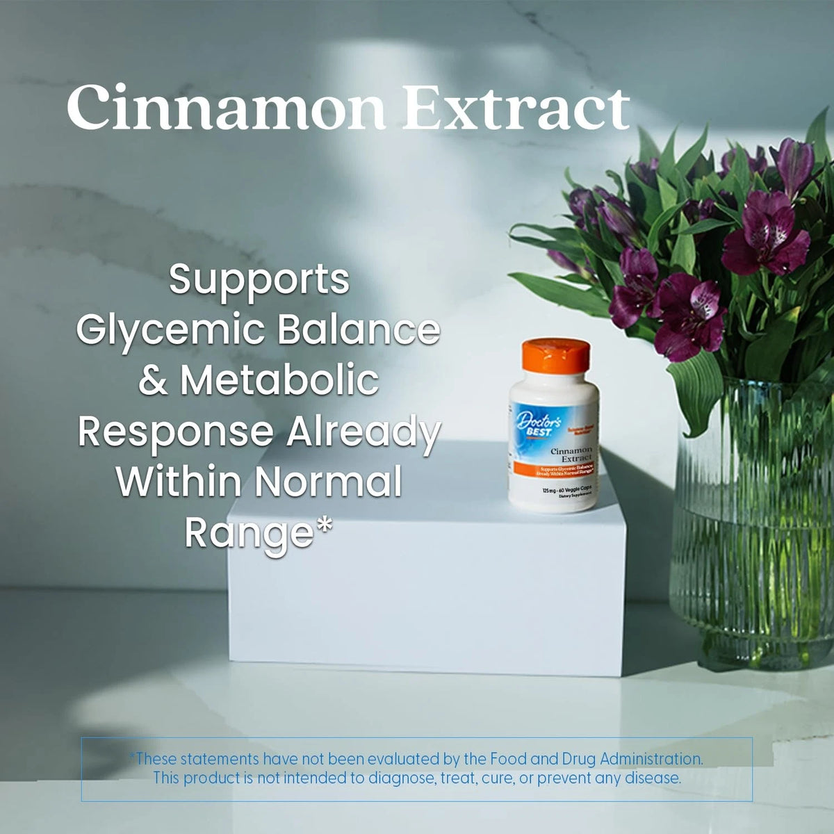 Cinnamon Bark Extract Capsules for Doctor's Best (120 Count)