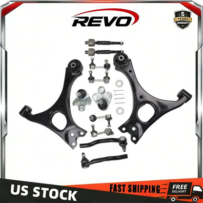 Front Control Arms Sway Bars Suspension Kit for Honda Civic L4 2006–2011