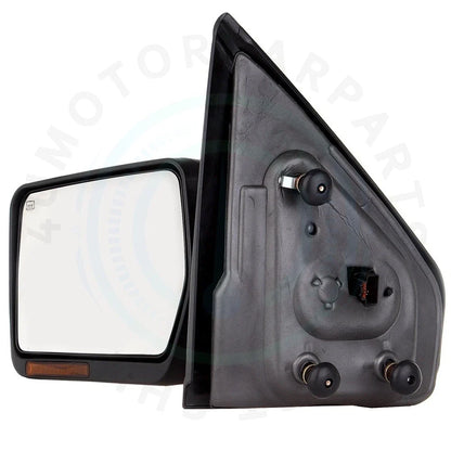 Set of 2 Front Heated Puddle Signal Tow Mirrors for Ford F-150 (2004–2014)
