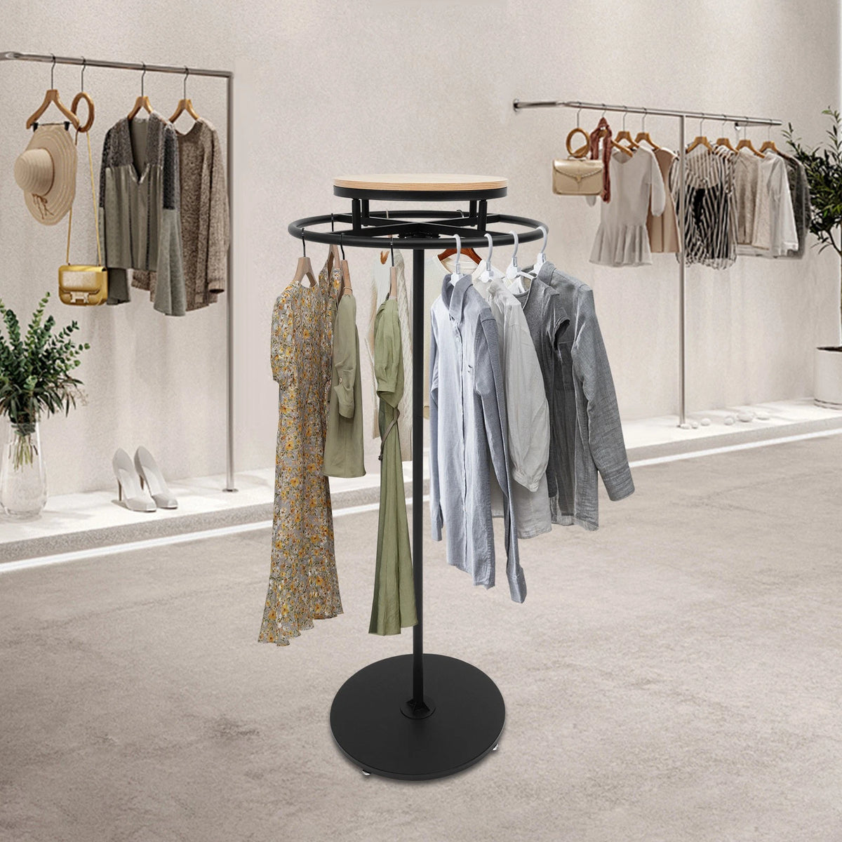 Clothing Display Rack for Garment Hanging (Floor-standing)