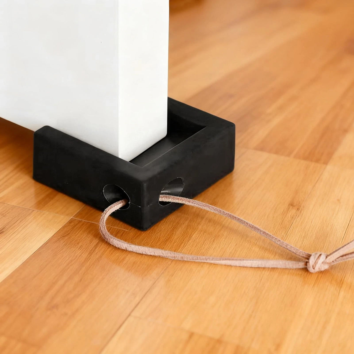 Door Stopper for Home Office (2023) - Shock Absorbent Block Wedge, Black
