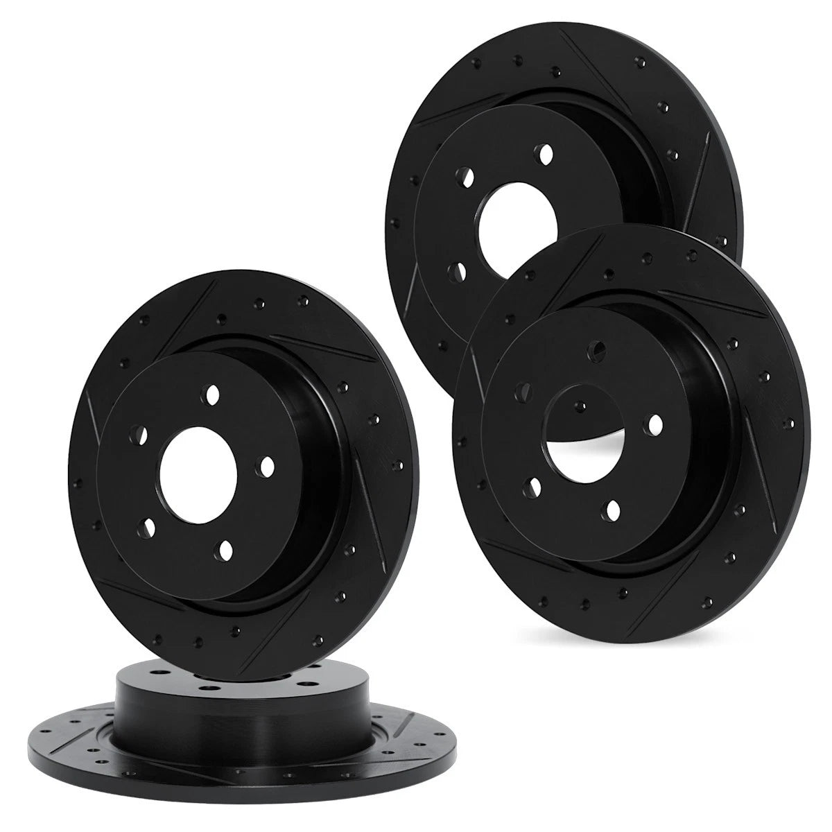 Set of 4 Brake Discs for Mercedes-Benz 190D 190E (1984–1989) WHPN2-63003