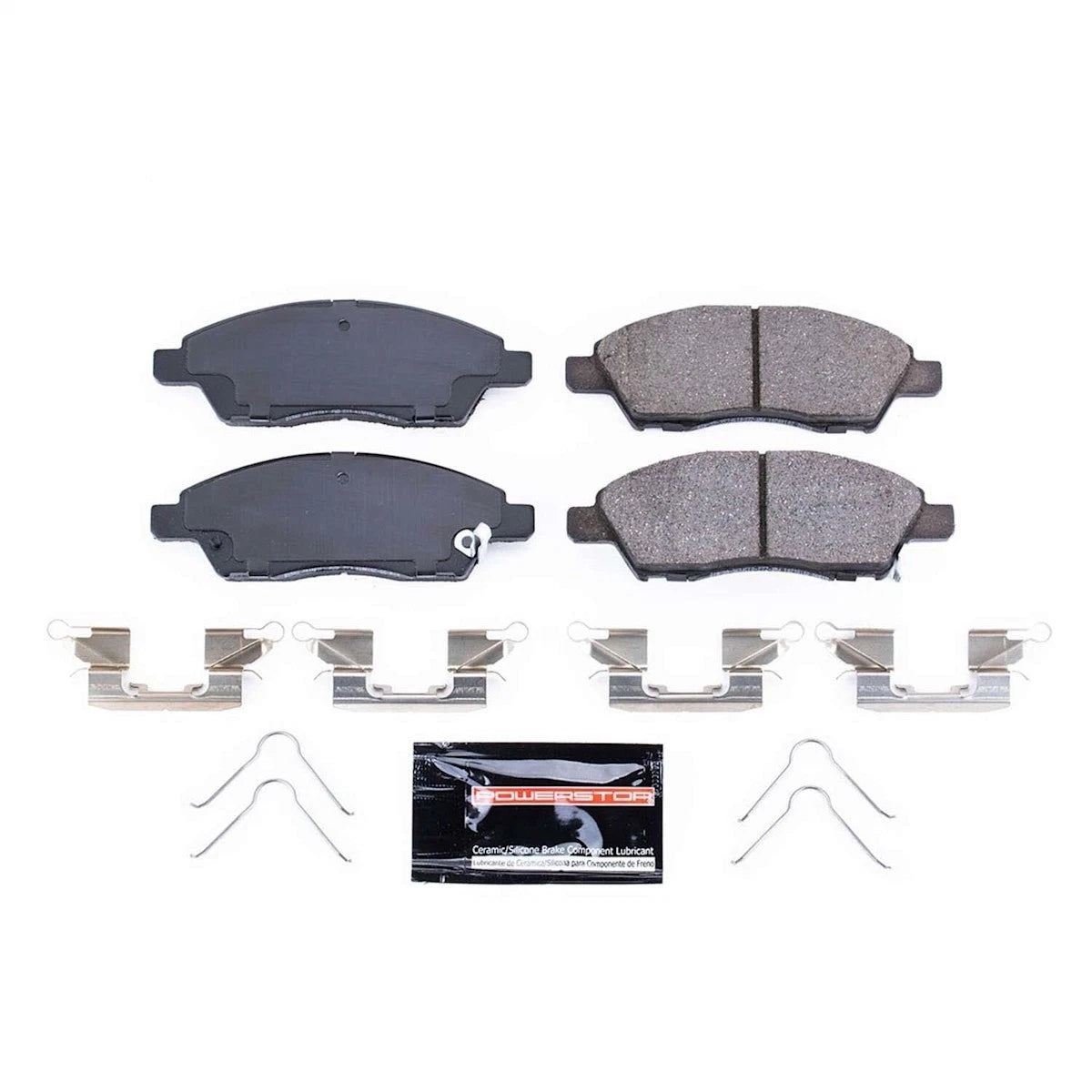 2X Powerstop Z23-1592 Brake Pad Set Front for Nissan Versa Note Micra (2012–2019)