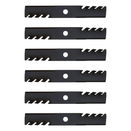 6X Toothed Mulching Blade for Exmark (Fits 103-6381)