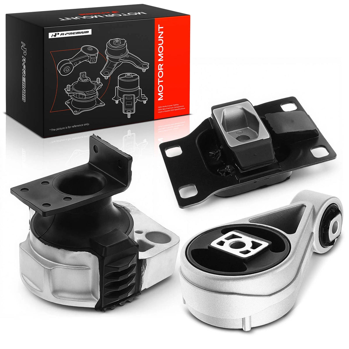 3X Engine Motor & Transmission Mount for Ford Focus (2005–2007) A5312, A2939, A2986
