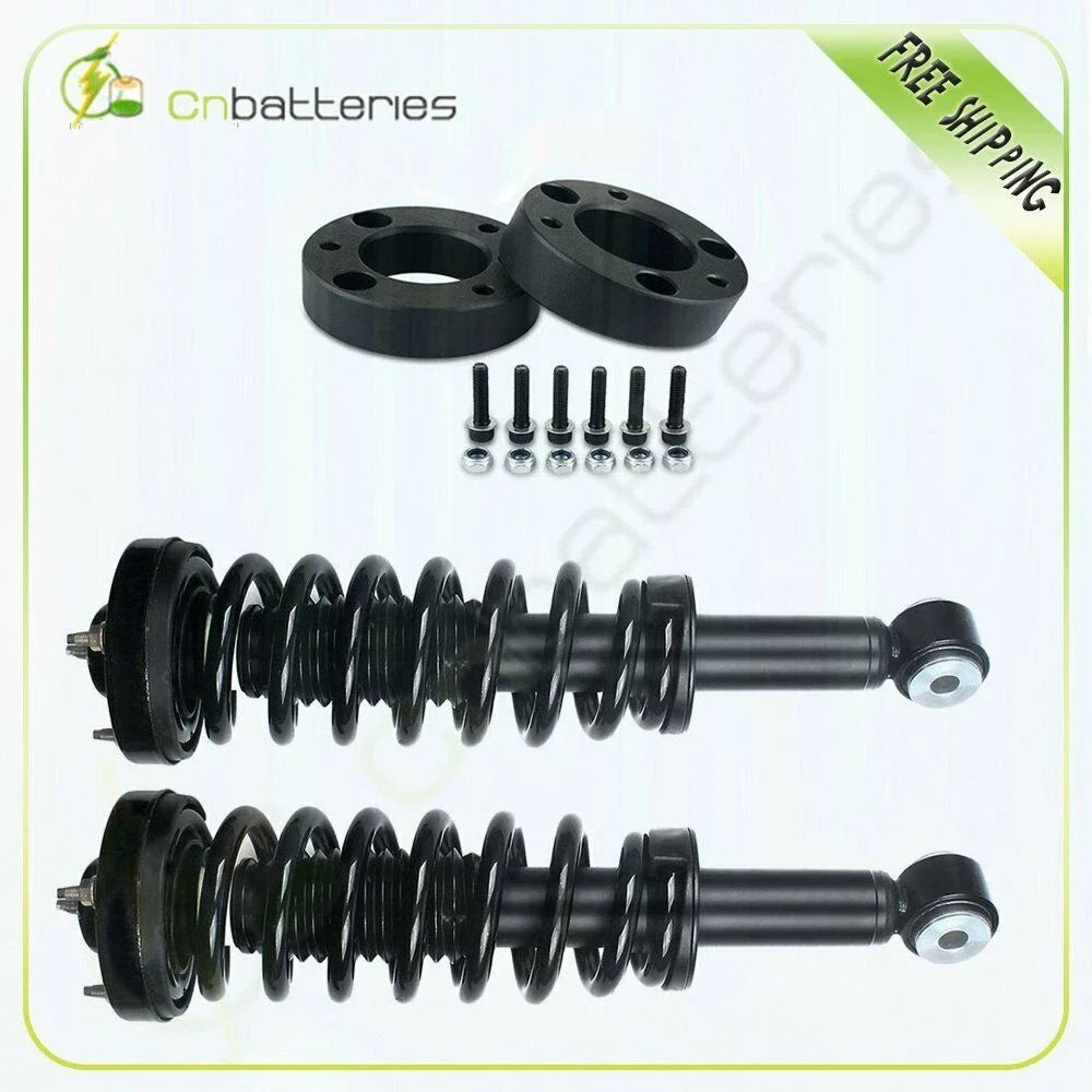 2" Front Leveling Lift Kit & Struts for Ford F-150 2WD (2009–2013)