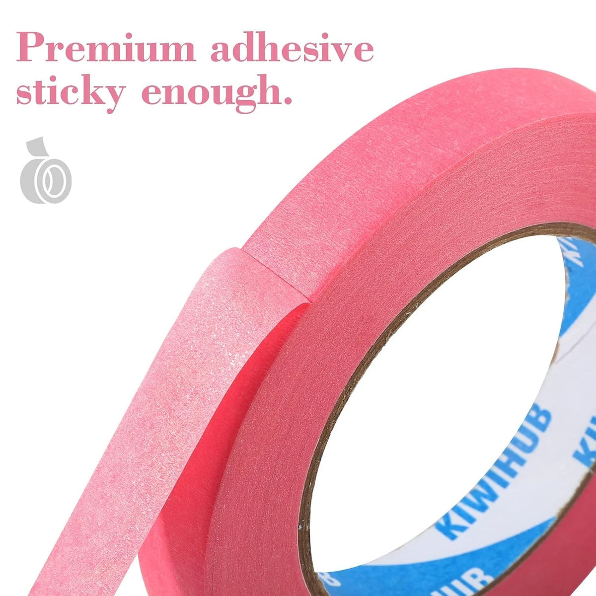 1" Pink Painter's Tape - 60 Yards, 14 Day Easy Removal