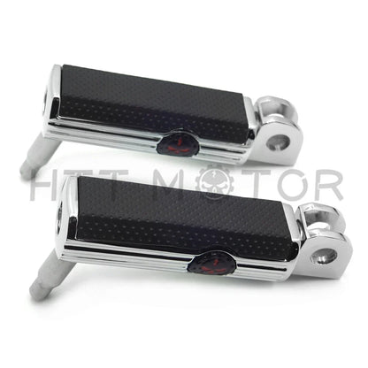 Skull Footrest Footpegs for Kawasaki Vulcan 900 Classic & Suzuki Boulevard M95