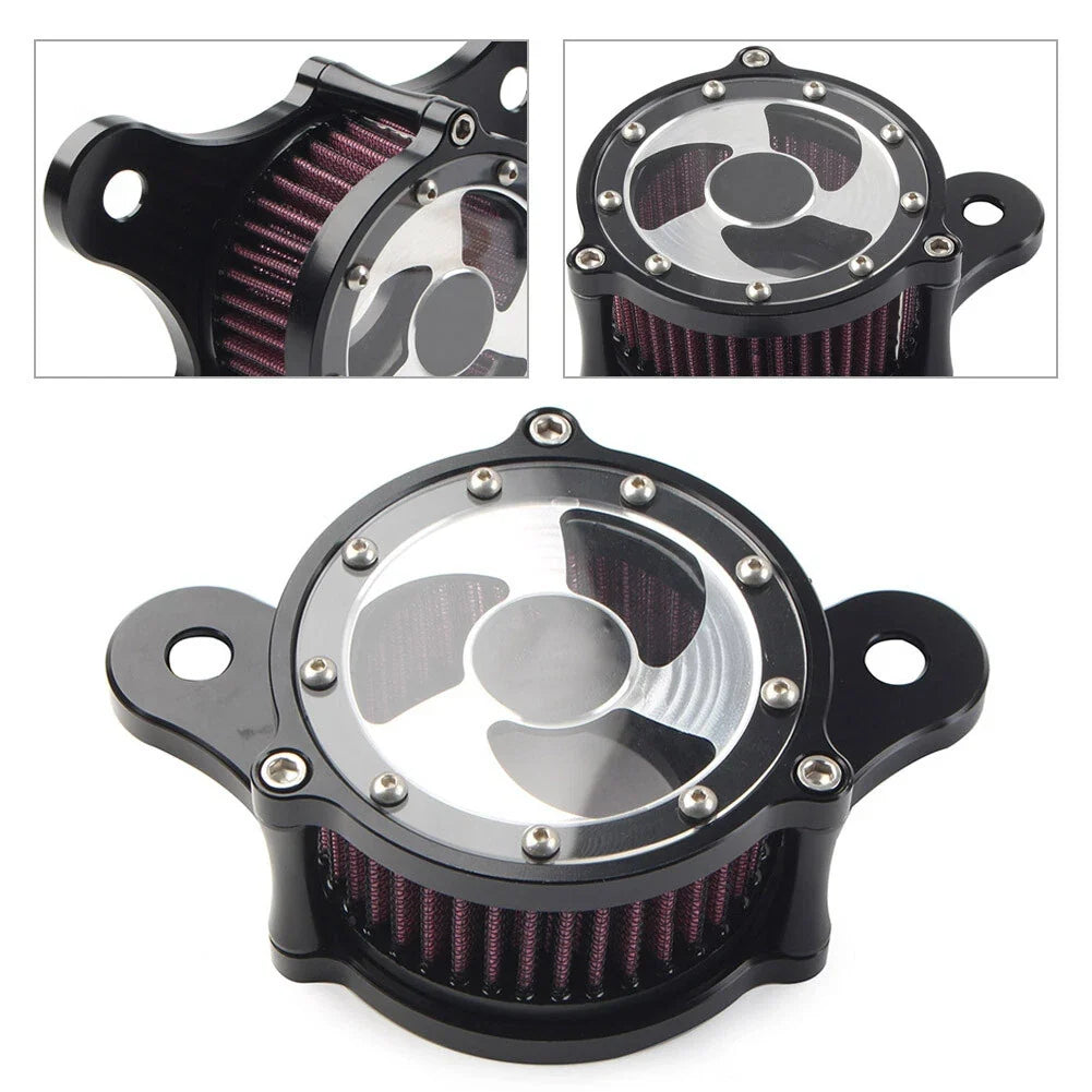 Air Cleaner Intake Filter Kit for Harley Touring Electra Road Street Glide