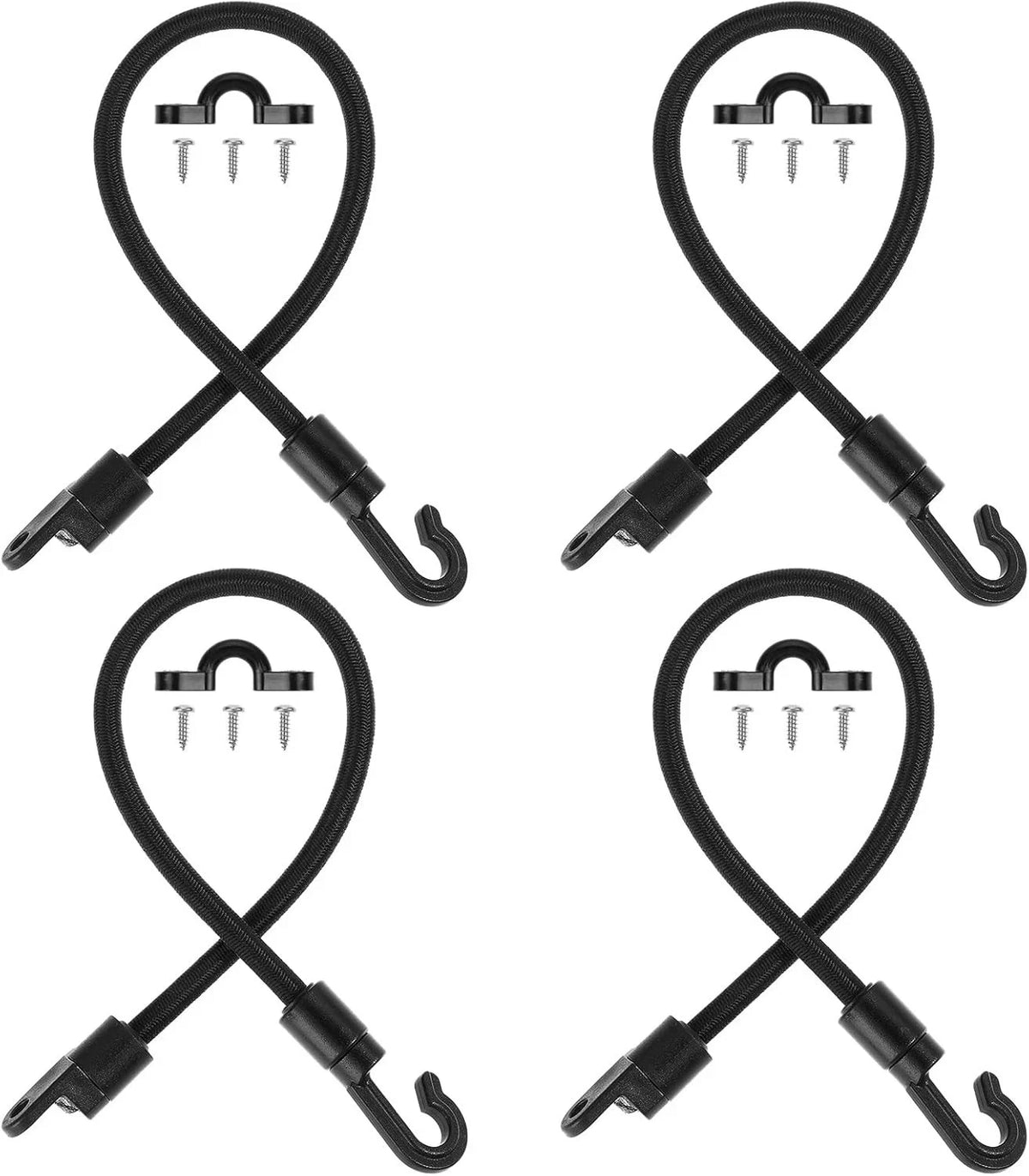 12 Inch Rod Straps for Boat Deck - Fishing Rod Holder Tie Downs